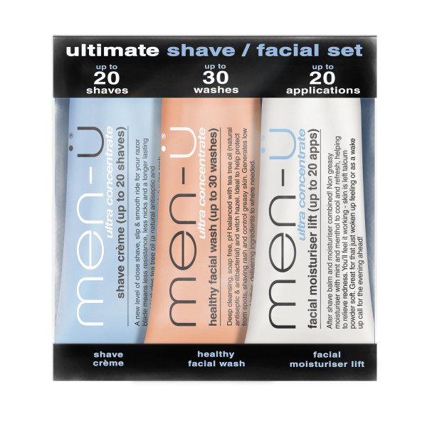 ULTIMATE SHAVE / FACIAL SET 3x15ml