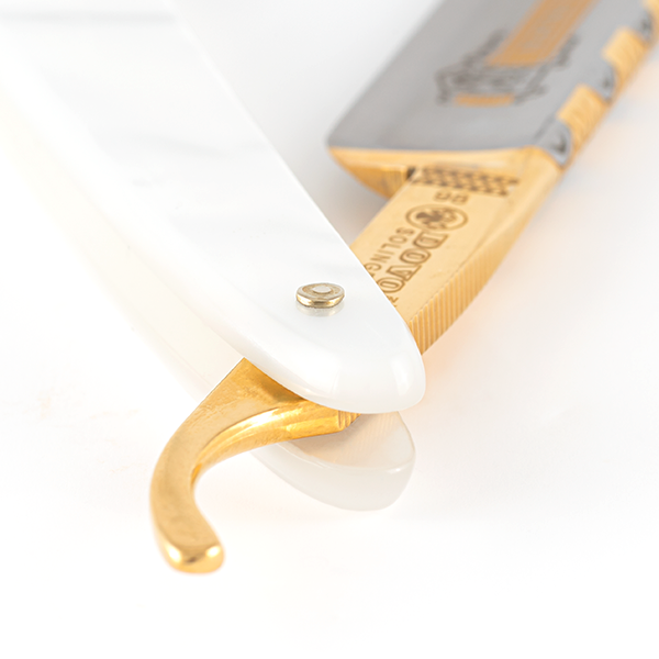 Rasiermesser 5/8" Karbon | Solingen Acryl Perlmutt