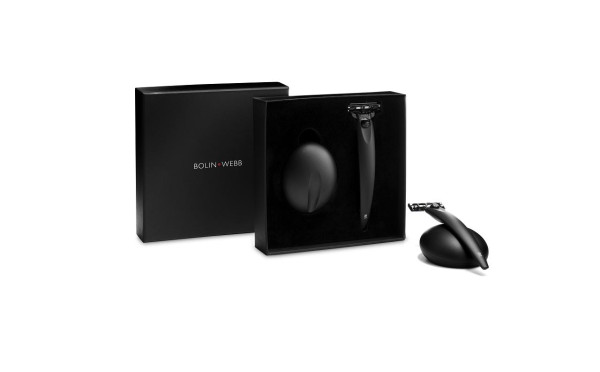 R1 Matte Geschenkset mit Nassrasierer und Ständer