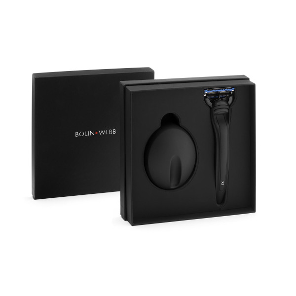 X1 Matte Black | Set mit Nassrasierer und Ständer